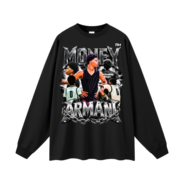 Armani Oversized Long Sleeve T-Shirt