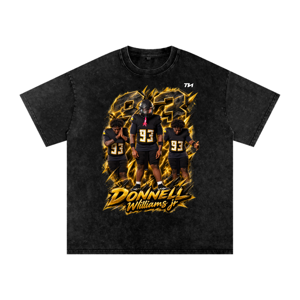 Donnell Williams jr Washed Oversized T-Shirt