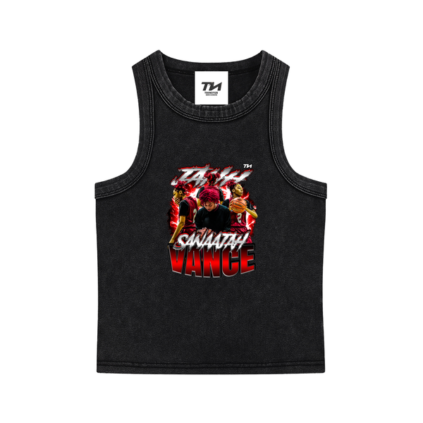 Sanaajah Vance Washed Tank Top
