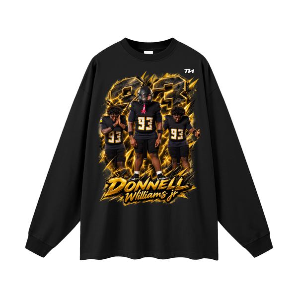 Donnell Williams jr Oversized Long Sleeve T-Shirt