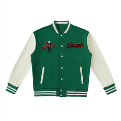 Larry McCarroll Two-Tone Fleeced Varsity Jacket