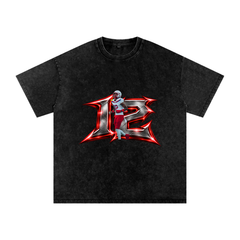 Jeremiah Campbell Washed Oversized T-Shirt