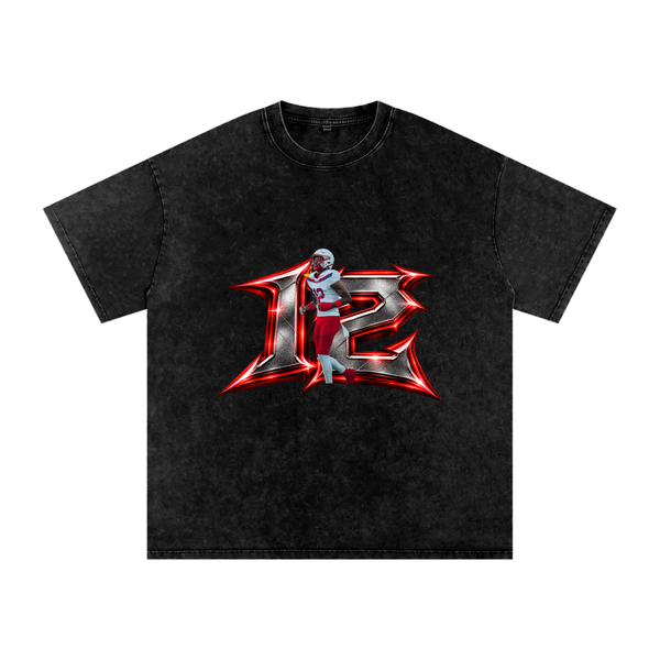 Jeremiah Campbell Washed Oversized T-Shirt
