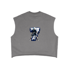 Saftey front and back Print Tank Top