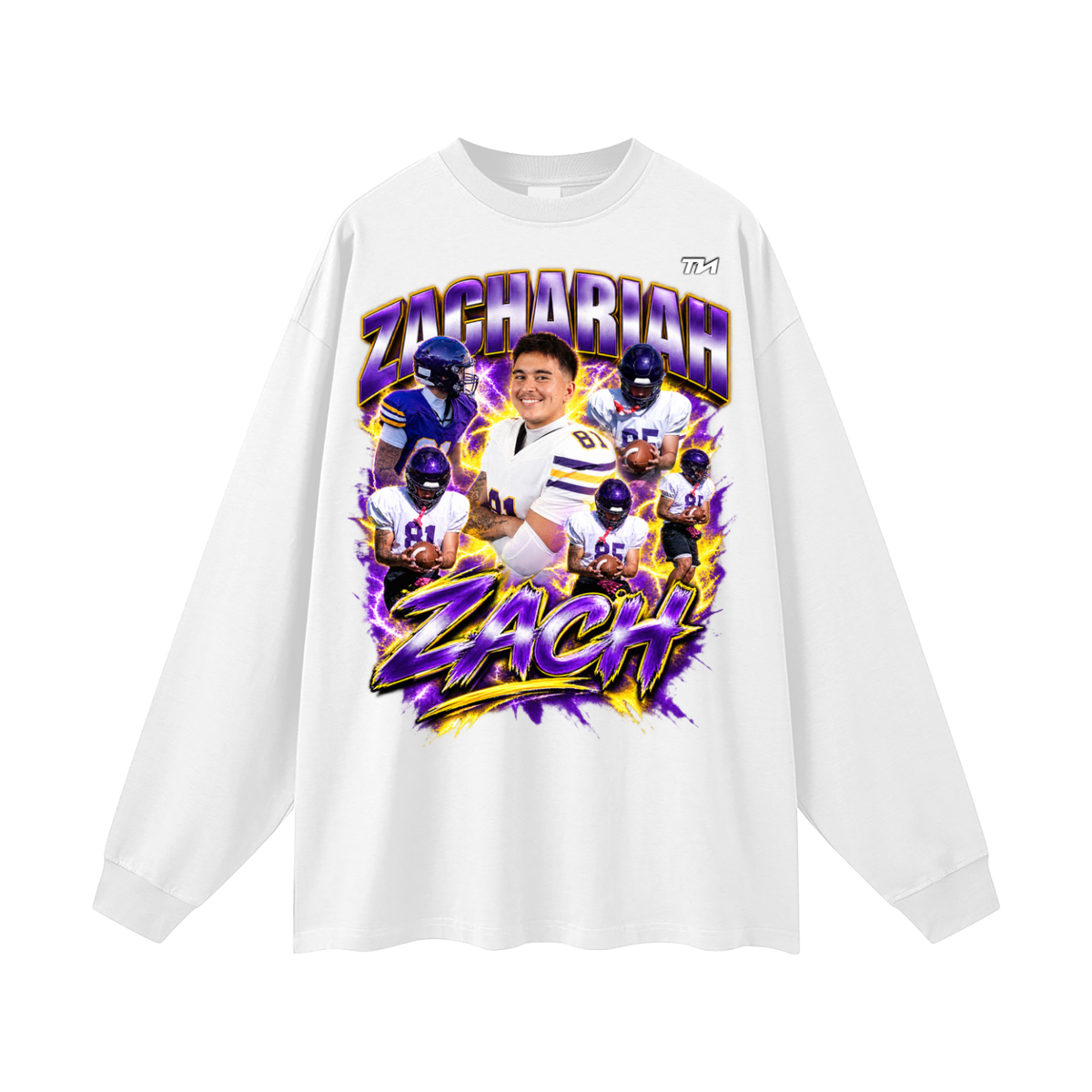 Zachariah Oversized Long Sleeve T-Shirt