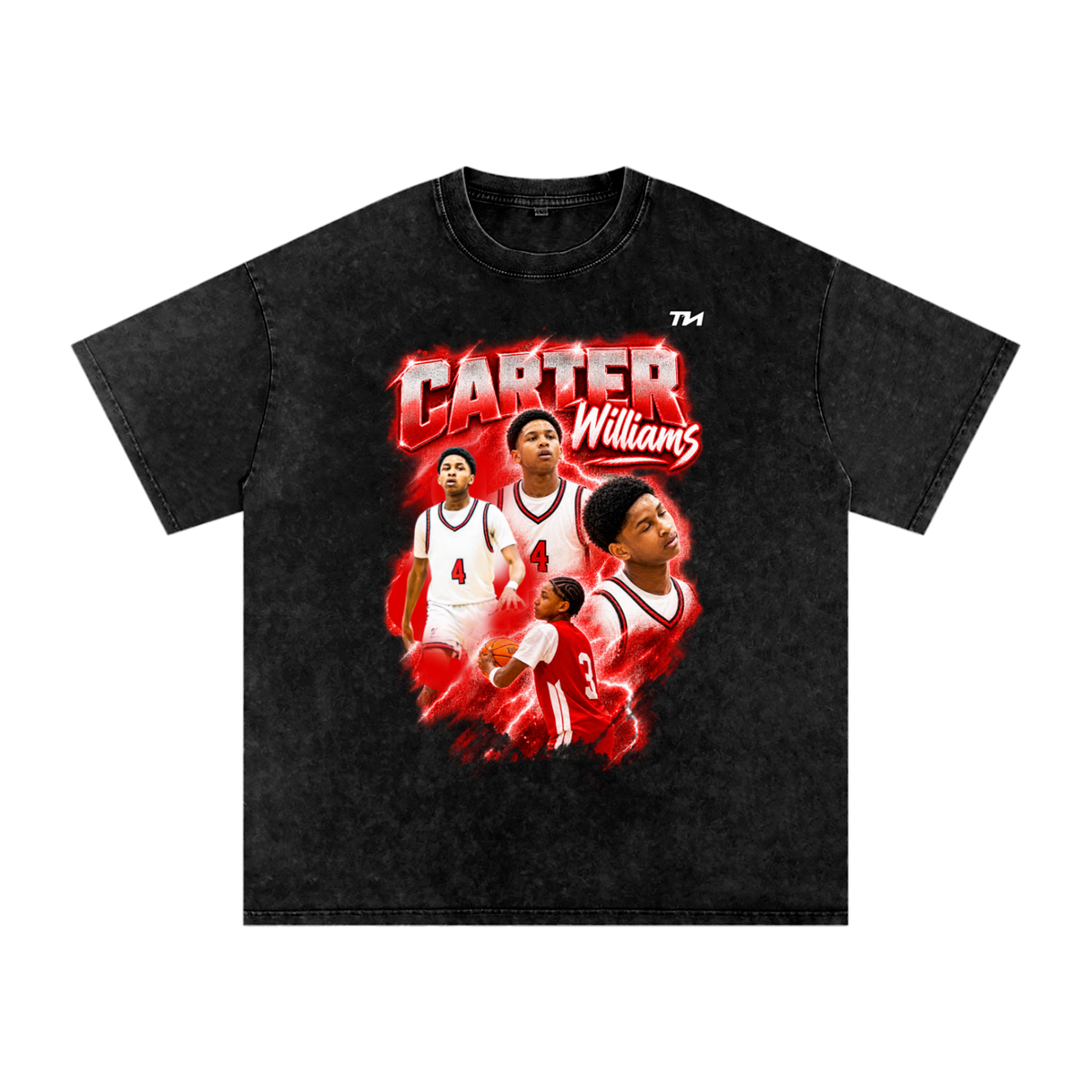 Carter Williams Washed Oversized T-Shirt