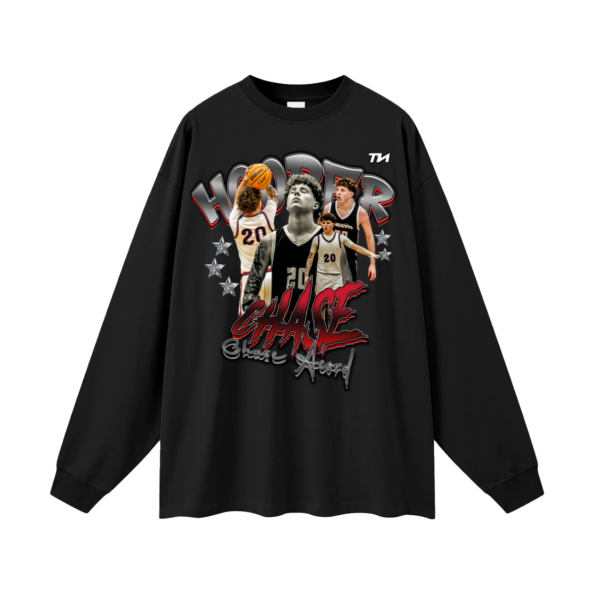 chase_acord20 Oversized Long Sleeve T-Shirt