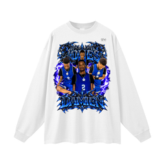 Damien jones  Oversized Long Sleeve T-Shirt