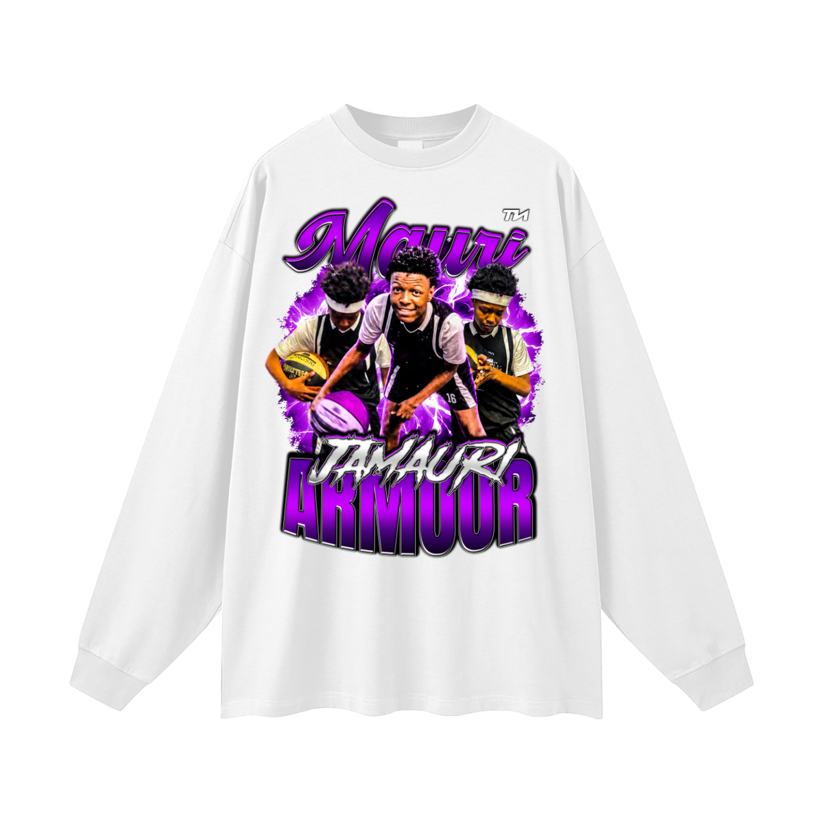 Jamauri Armour Oversized Long Sleeve T-Shirt
