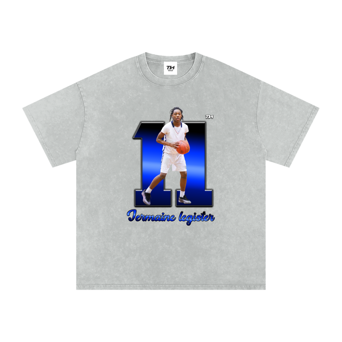 Jermaine legister Washed Oversized T-Shirt