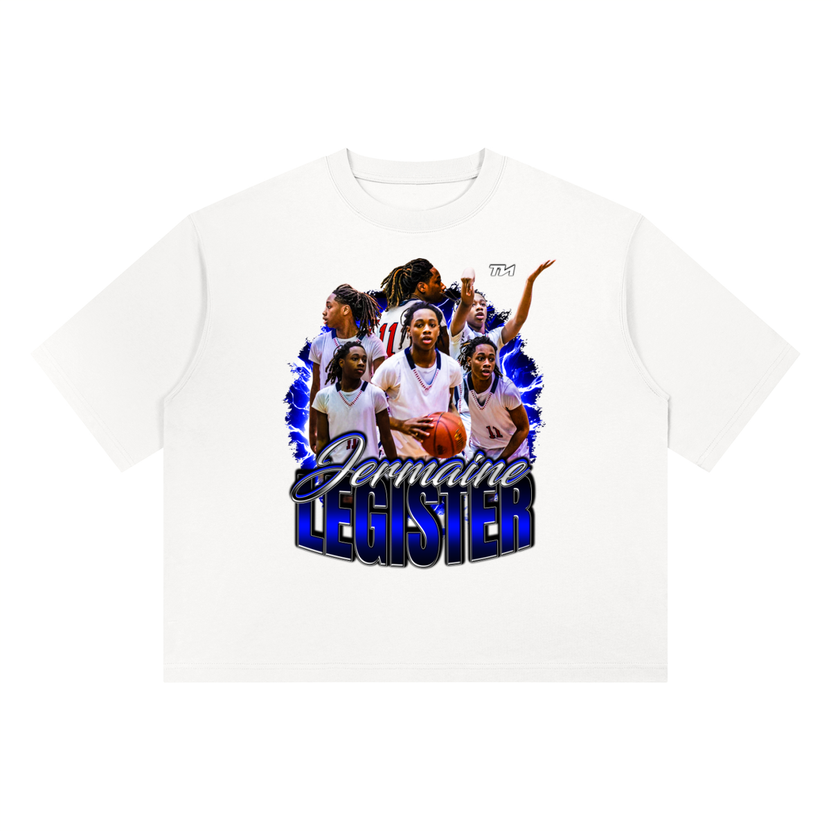 Jermaine legister Heavyweight Boxy T-Shirt