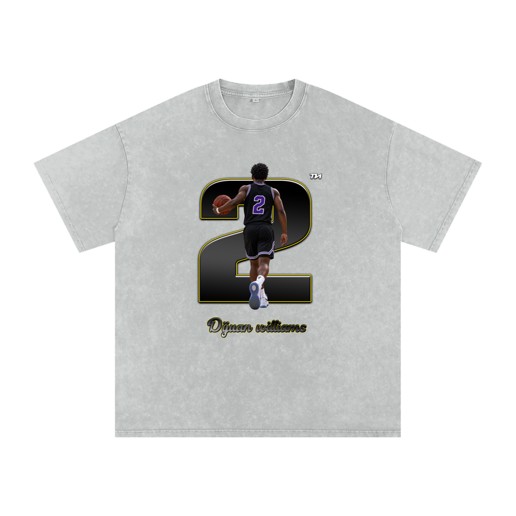 Dijuan williams Washed Oversized T-Shirt