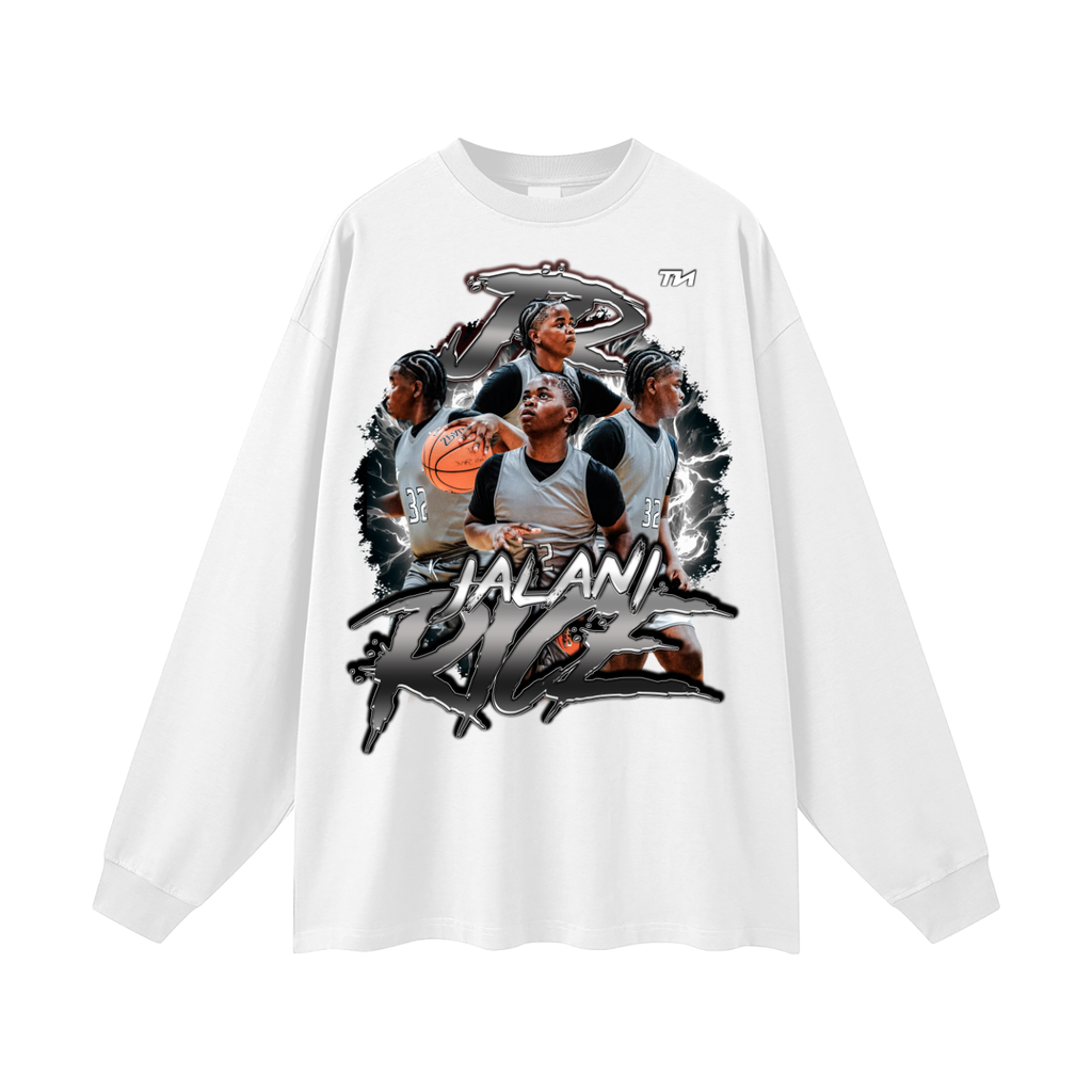 Jalani rice Oversized Long Sleeve T-Shirt