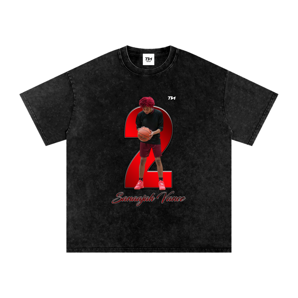 Sanaajah Vance Washed Oversized T-Shirt