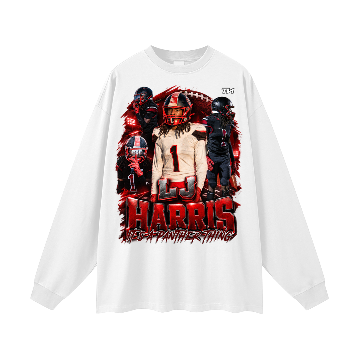 LJ harris Oversized Long Sleeve T-Shirt