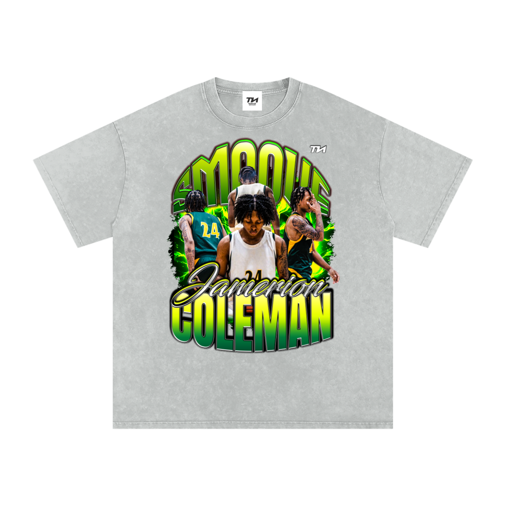Jamerion Coleman Washed Oversized T-Shirt