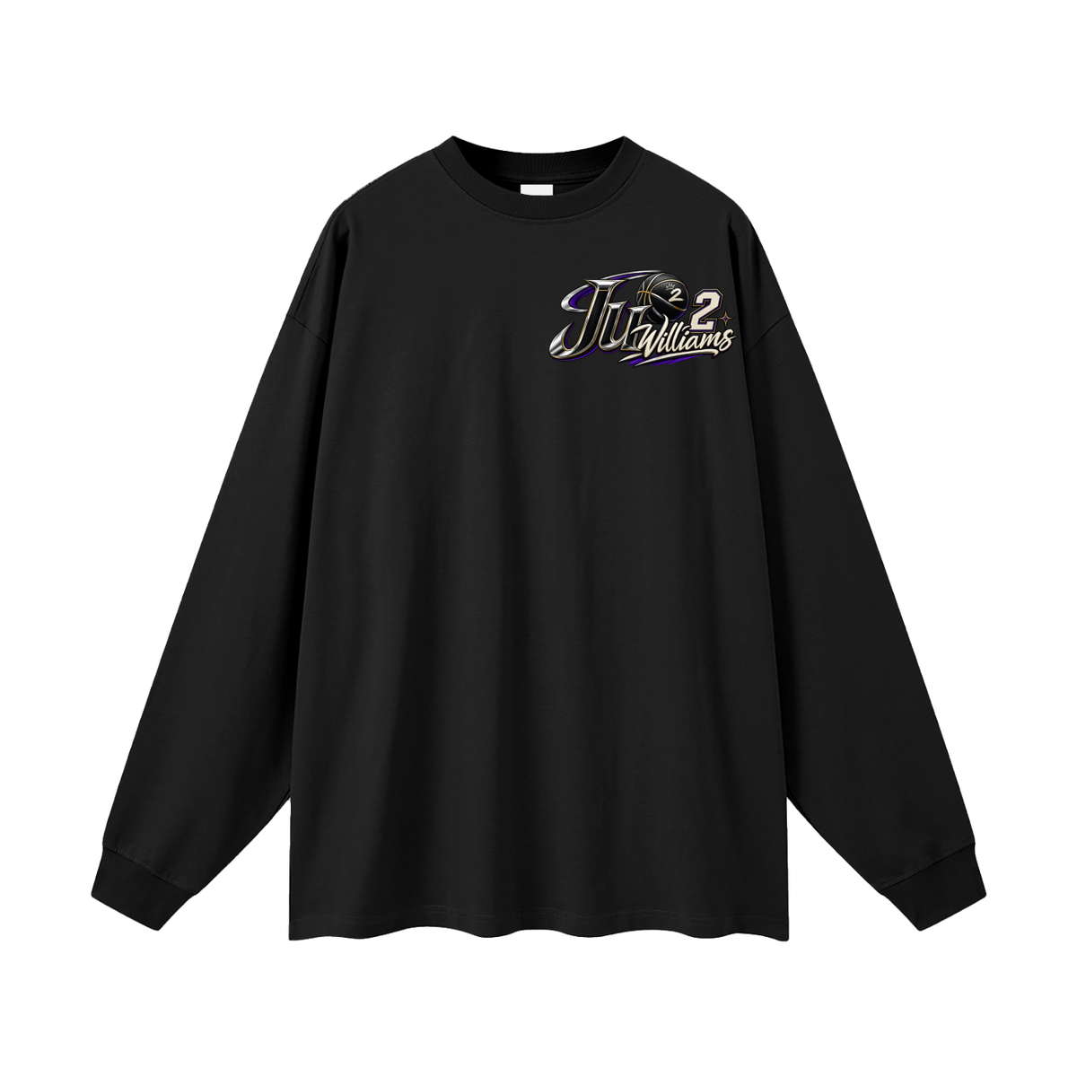 Dijuan williams Oversized Long Sleeve T-Shirt