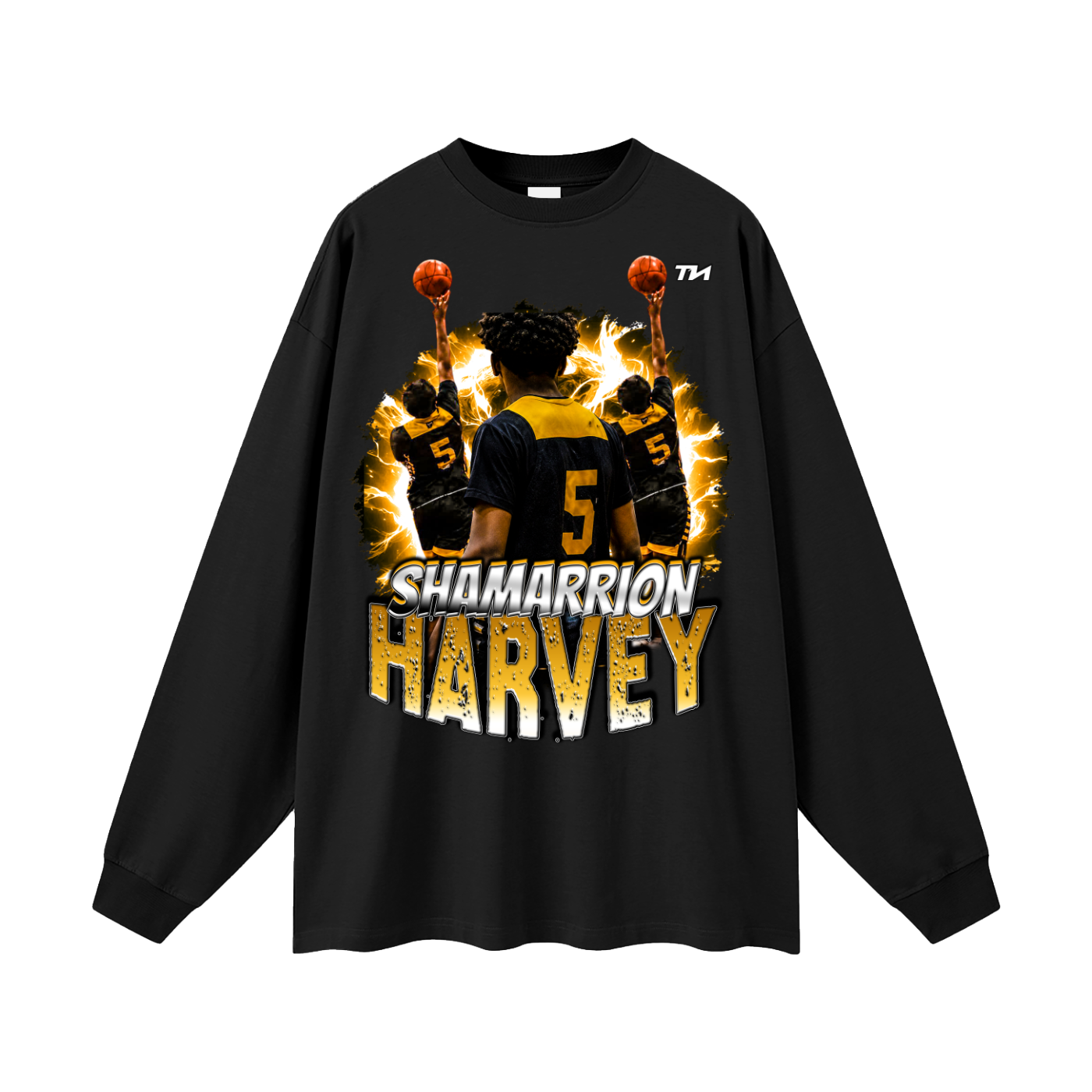 Shamarrion Harvey Oversized Long Sleeve T-Shirt