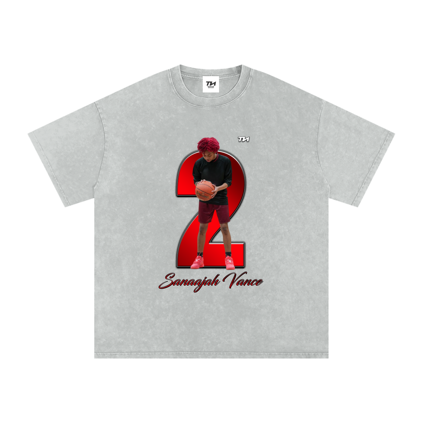 Sanaajah Vance Washed Oversized T-Shirt