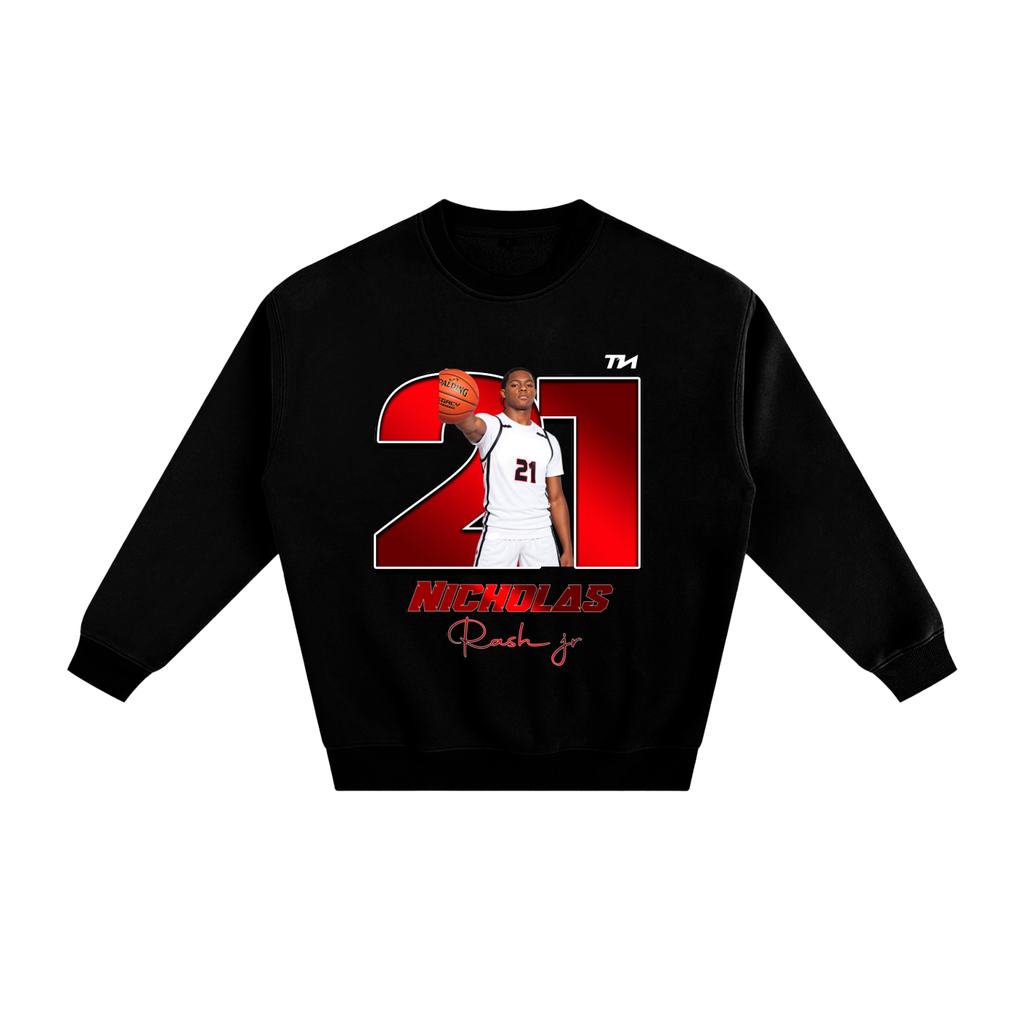 Nicholas Rash Jr  Fleeced Sweatshirt