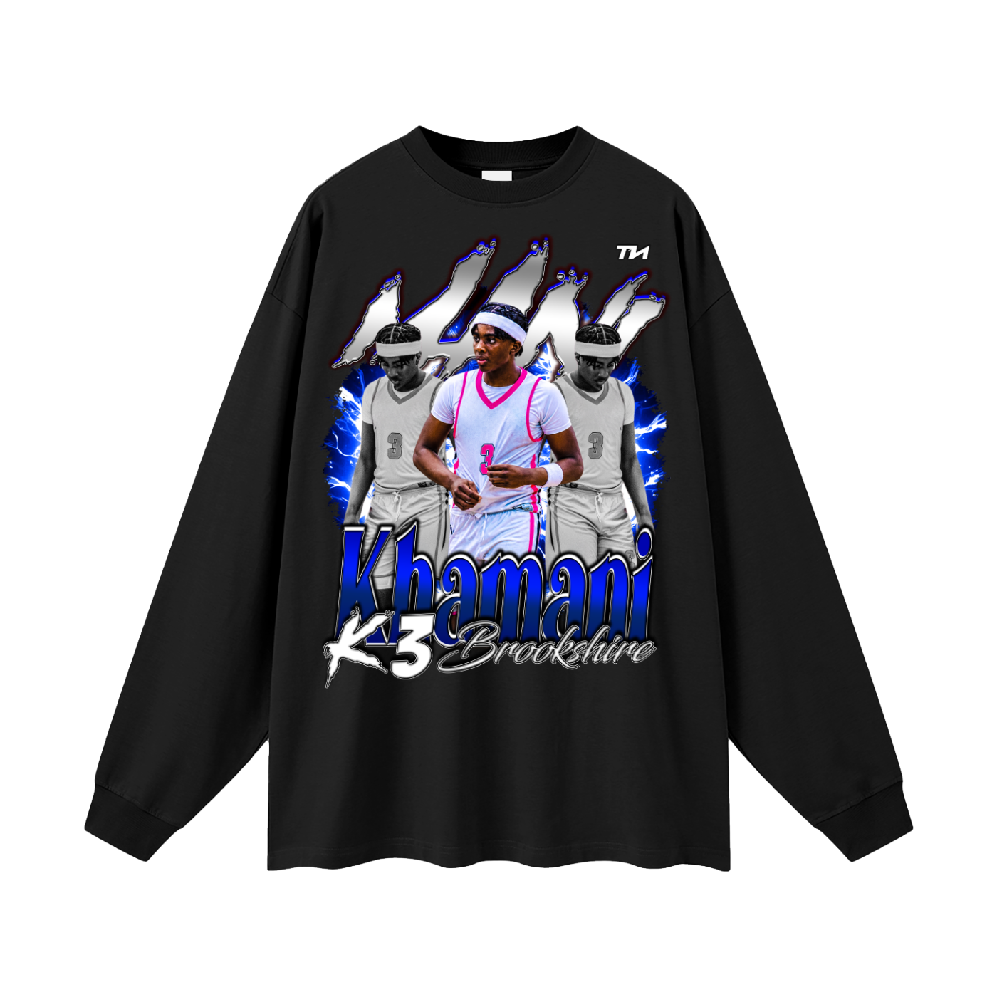 Khamani Brookshire Oversized Long Sleeve T-Shirt