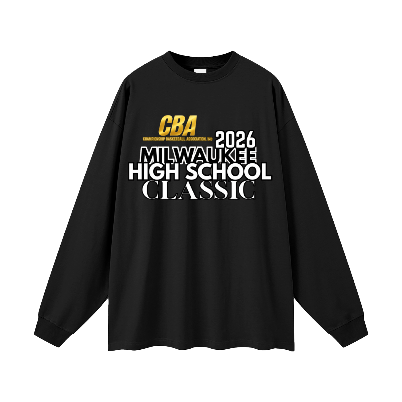 Championship Basketball Association Inc Oversized Long Sleeve T-Shirt