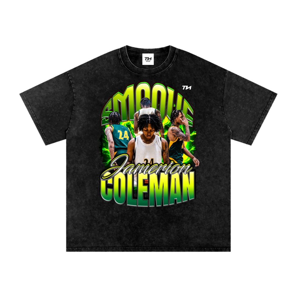 Jamerion Coleman Washed Oversized T-Shirt