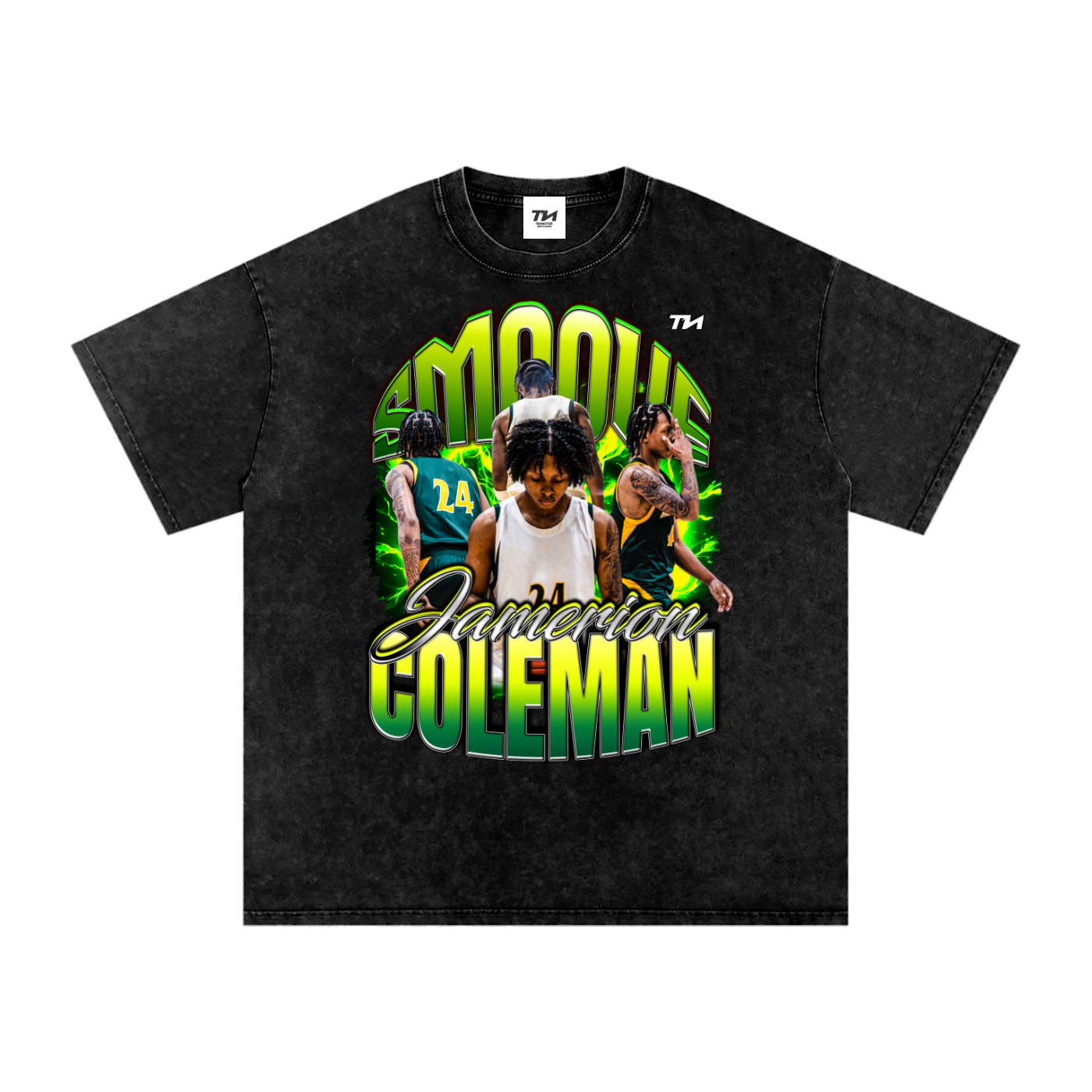 Jamerion Coleman Washed Oversized T-Shirt