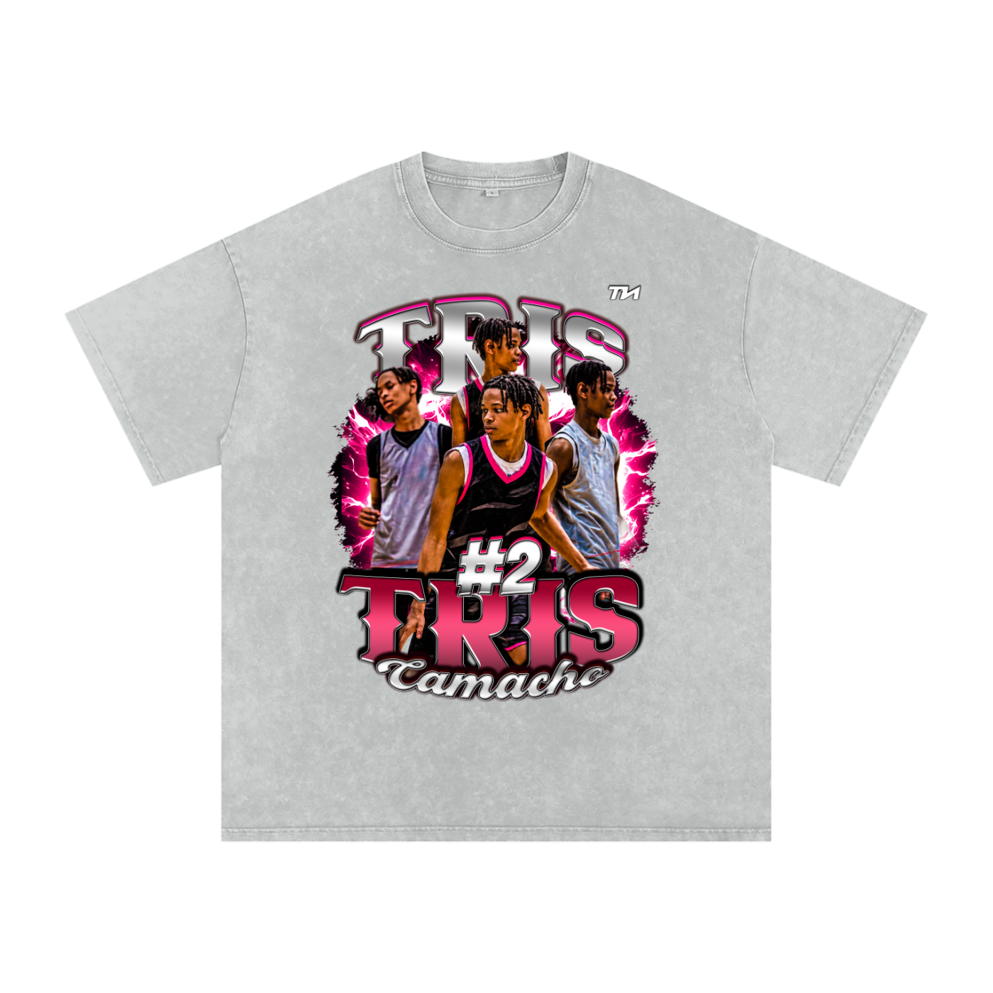 Tris Camacho Washed Oversized T-Shirt