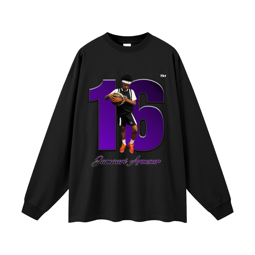 Jamauri Armour Oversized Long Sleeve T-Shirt