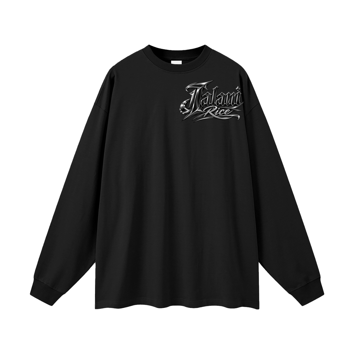 Jalani rice Oversized Long Sleeve T-Shirt