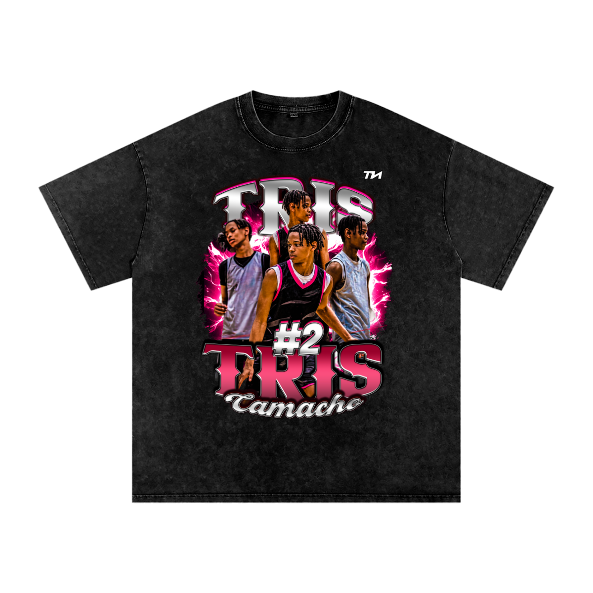 Tris Camacho Washed Oversized T-Shirt