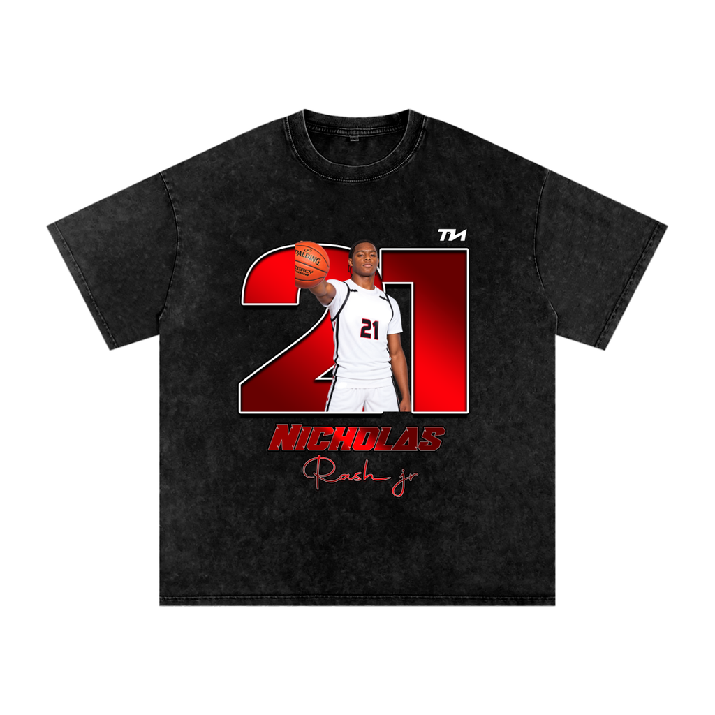 Nicholas Rash Jr Washed Oversized T-Shirt
