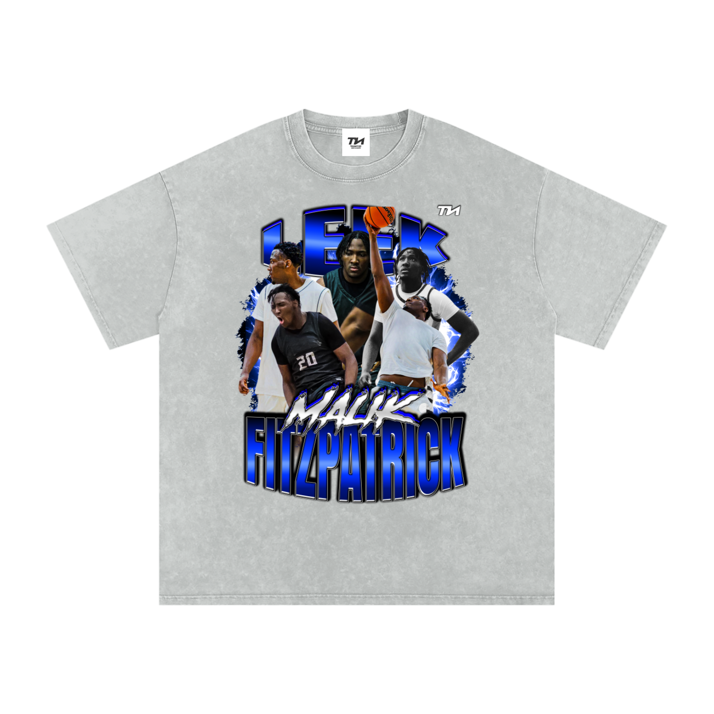 Malik Fitzpatrick Washed Oversized T-Shirt