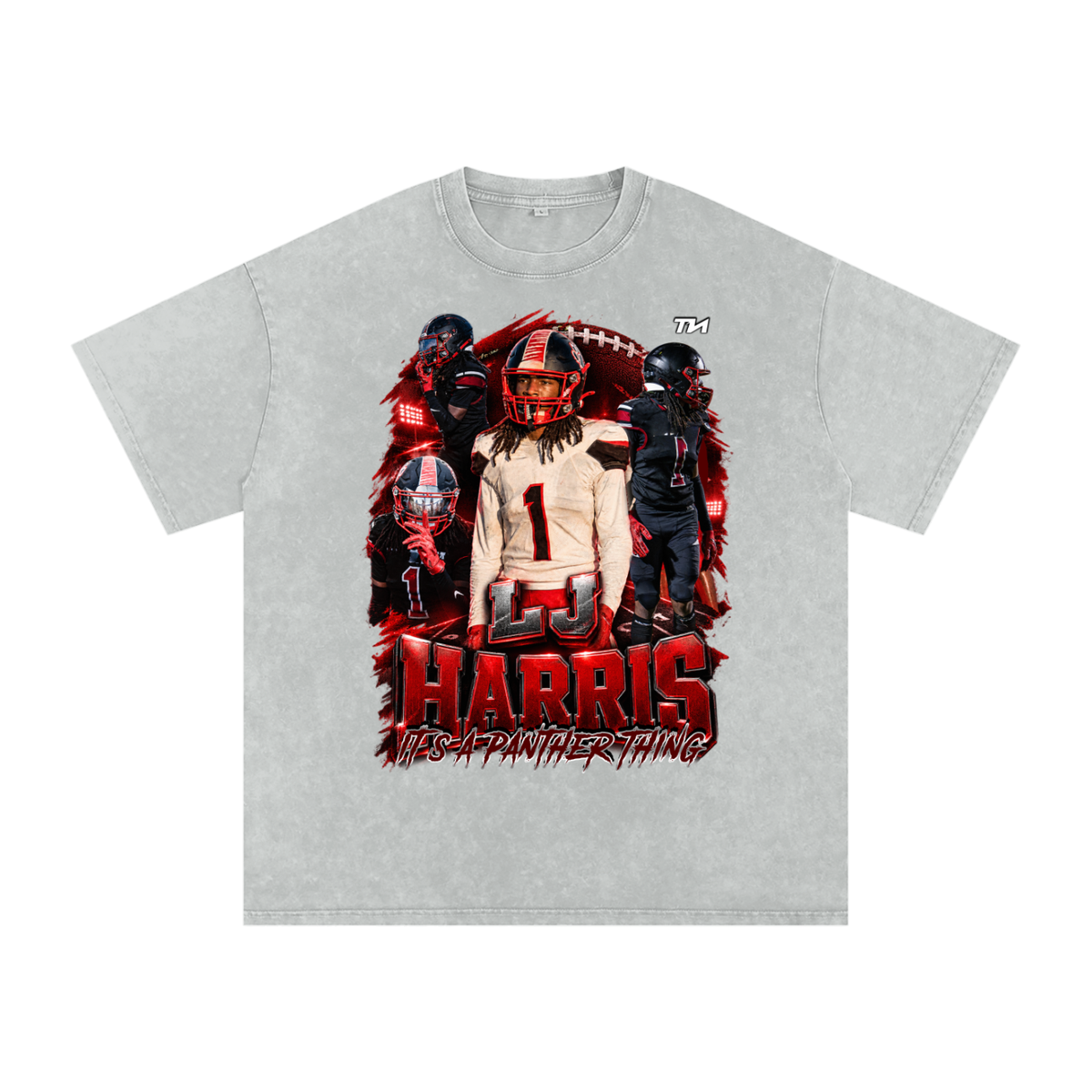 LJ harris Washed Oversized T-Shirt