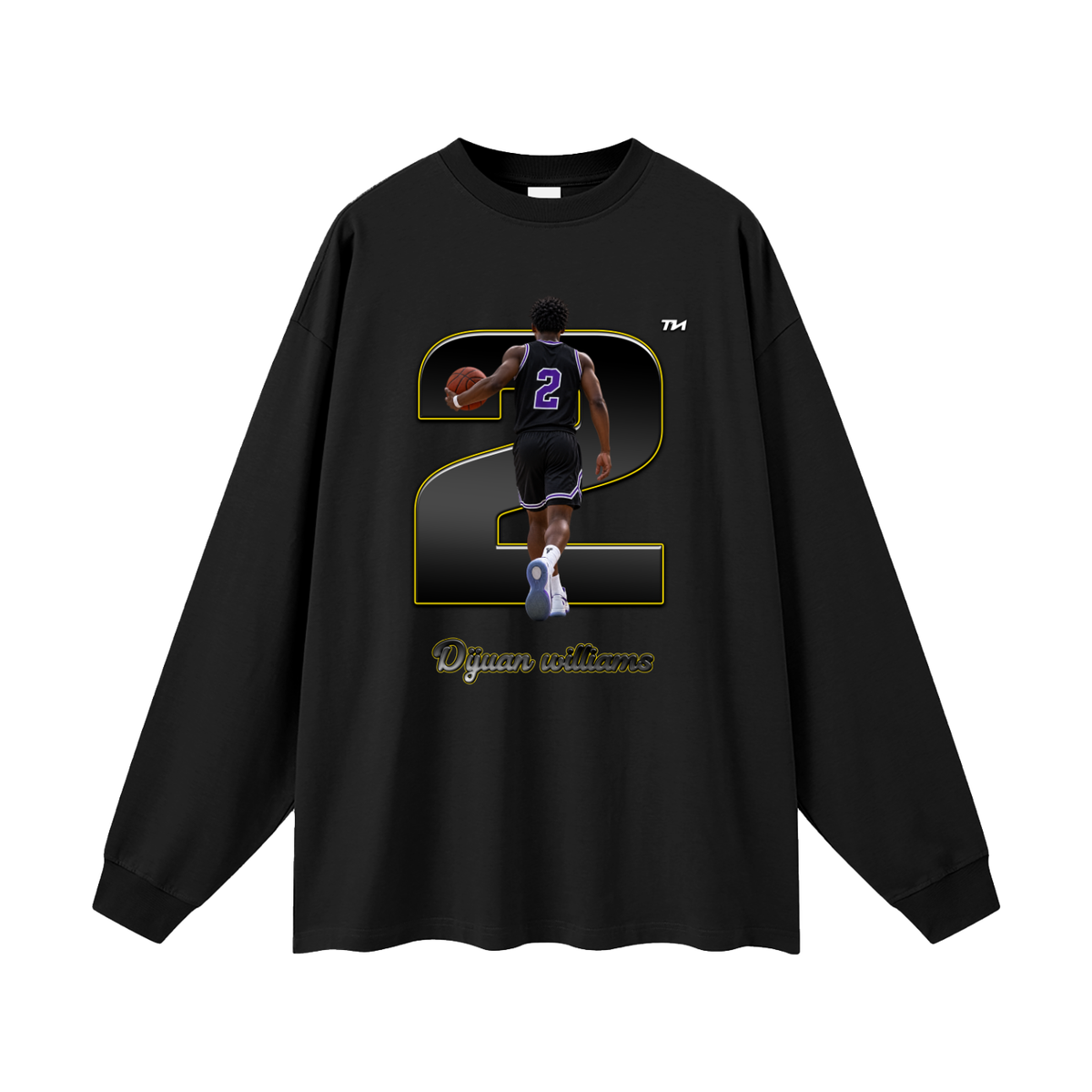 Dijuan williams Oversized Long Sleeve T-Shirt