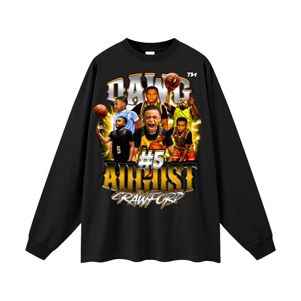 August Crawford Oversized Long Sleeve T-Shirt