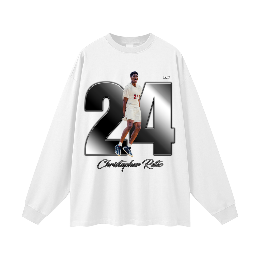 Christopher Retic Oversized Long Sleeve T-Shirt