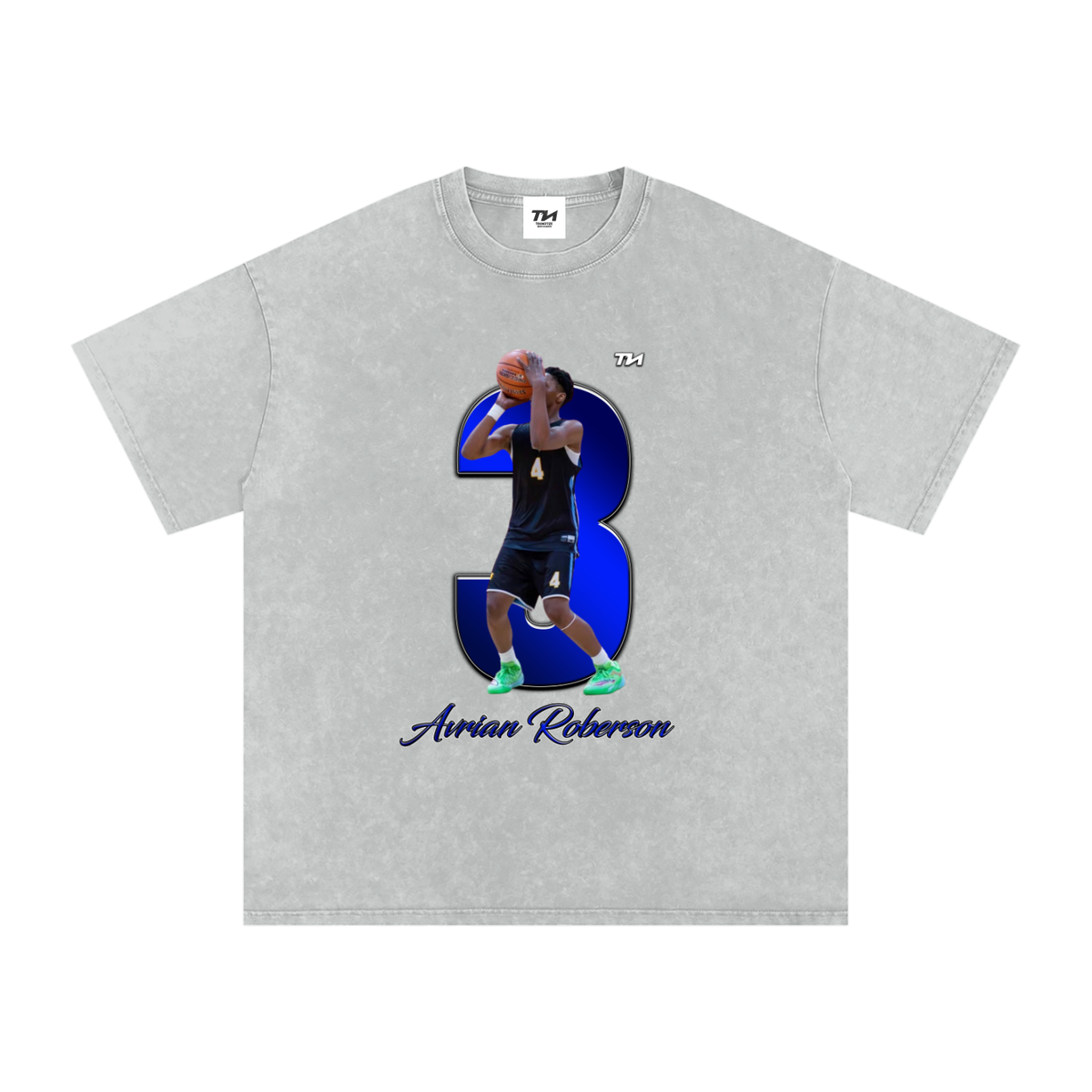 Avrian Roberson Washed Oversized T-Shirt