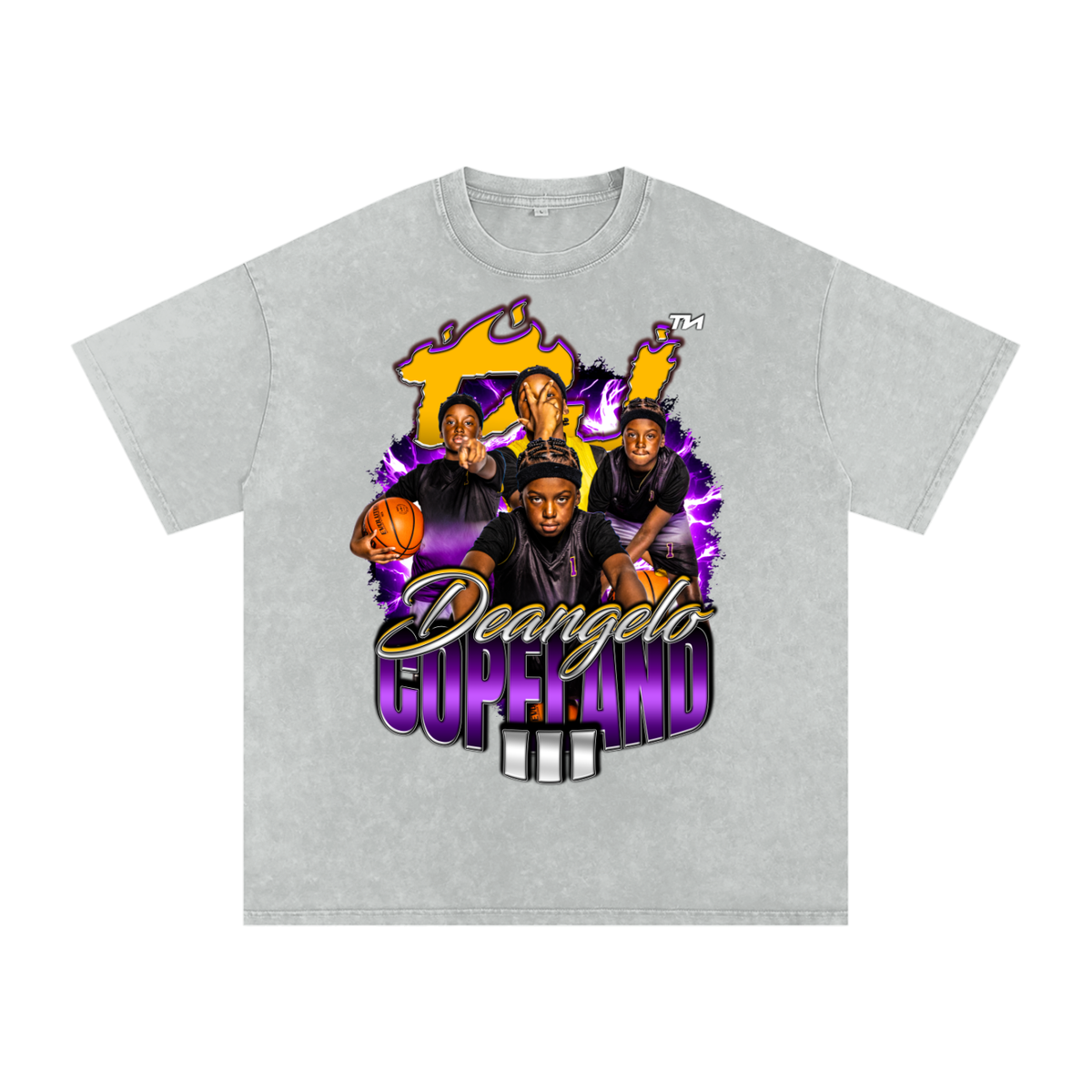 Deangelo copeland lll Washed Oversized T-Shirt