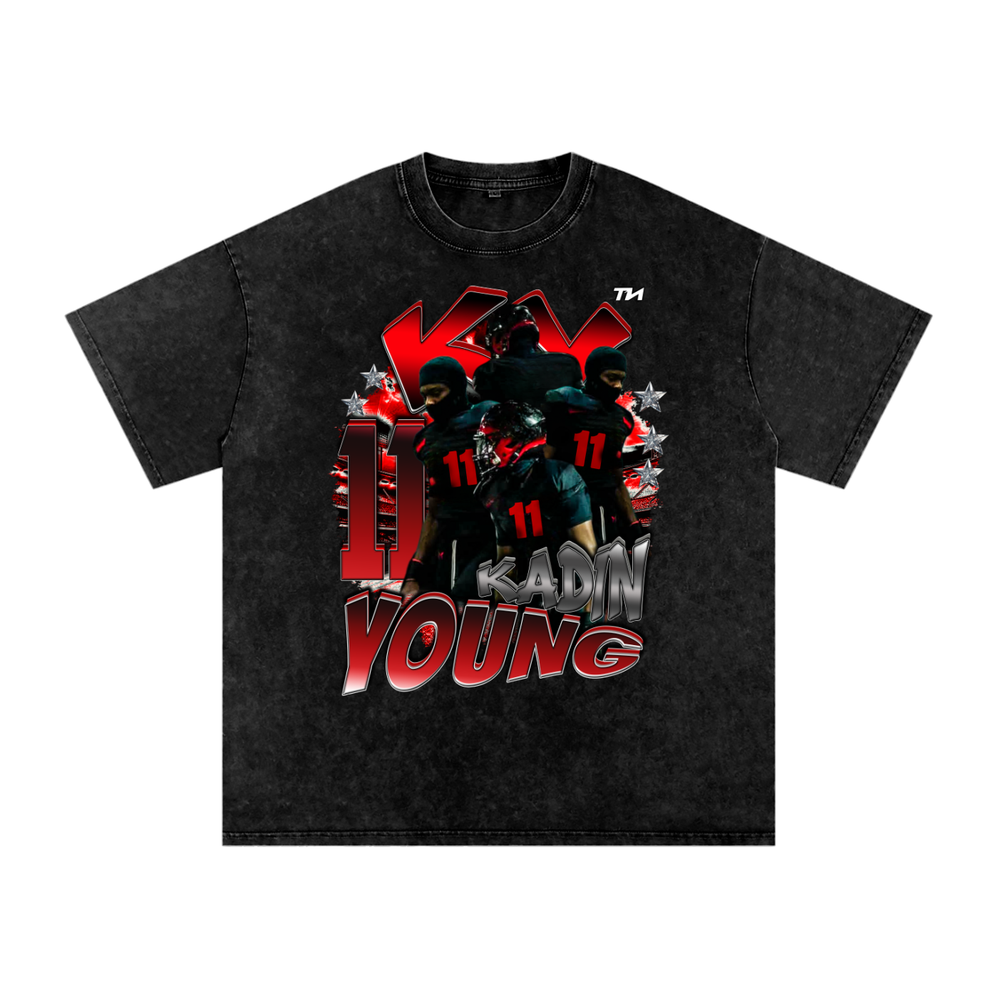Kadin Young Washed Oversized Cotton T-Shirt
