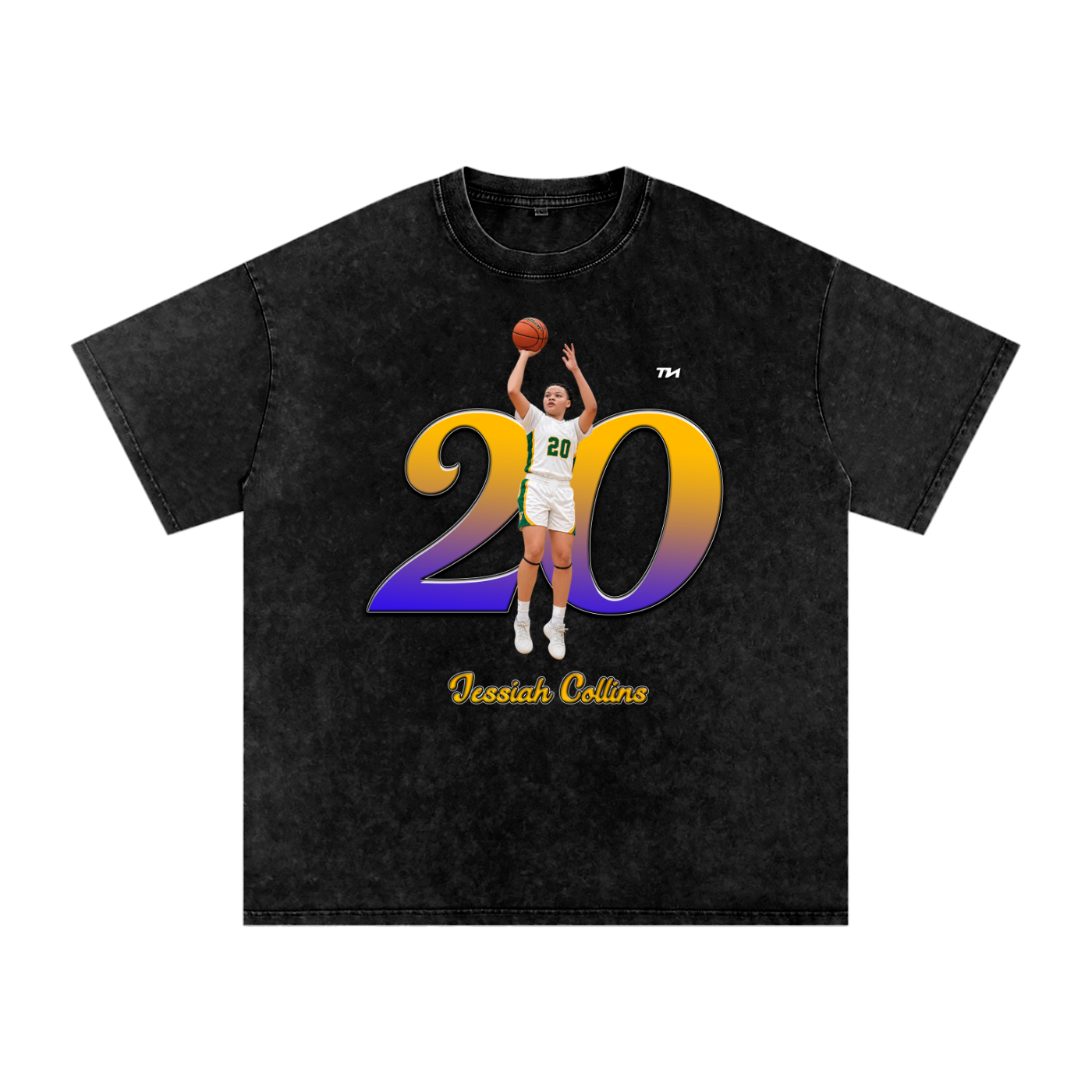 Jessiah Collins Washed Oversized T-Shirt