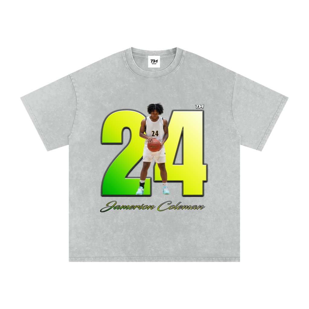Jamerion Coleman Washed Oversized T-Shirt