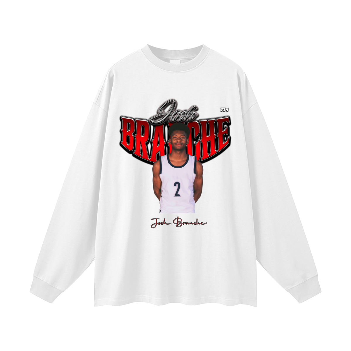 Josh Branche Oversized Long Sleeve T-Shirt