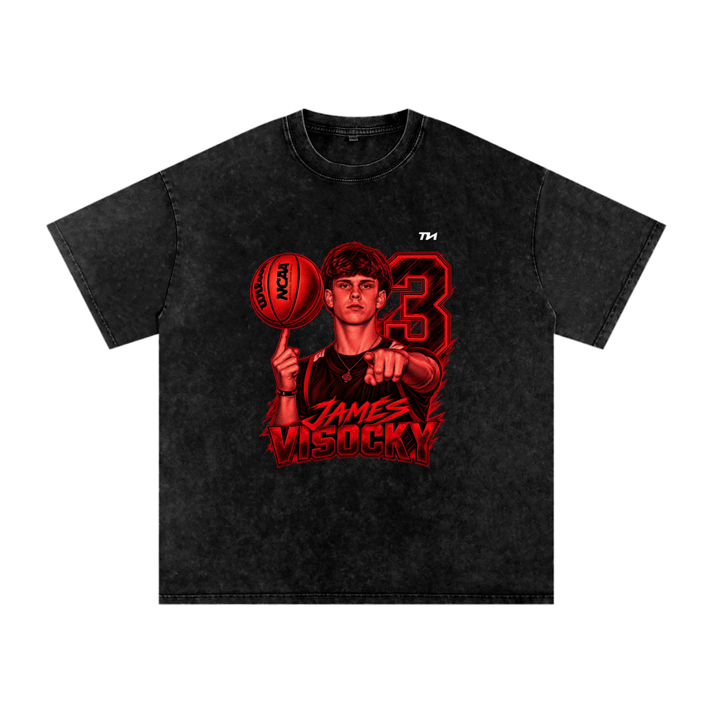 James Visocky Washed Oversized T-Shirt