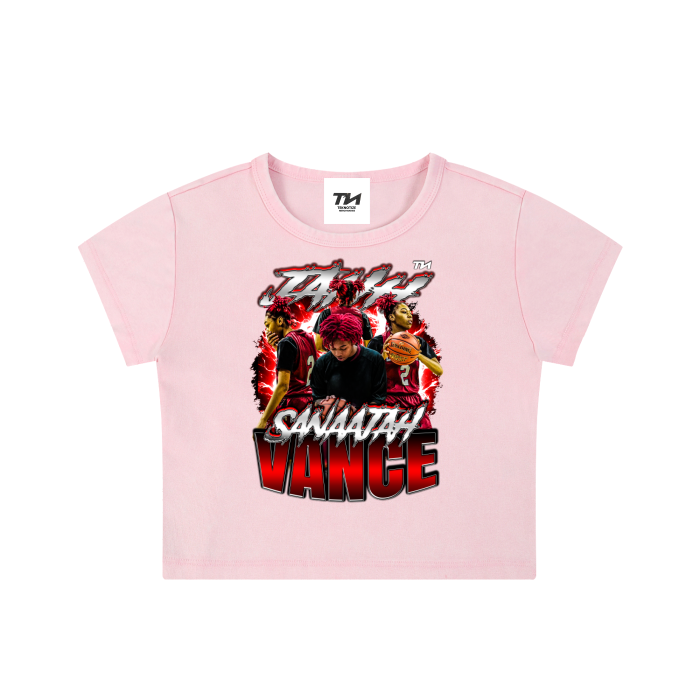 Sanaajah Vance Washed Crop Top