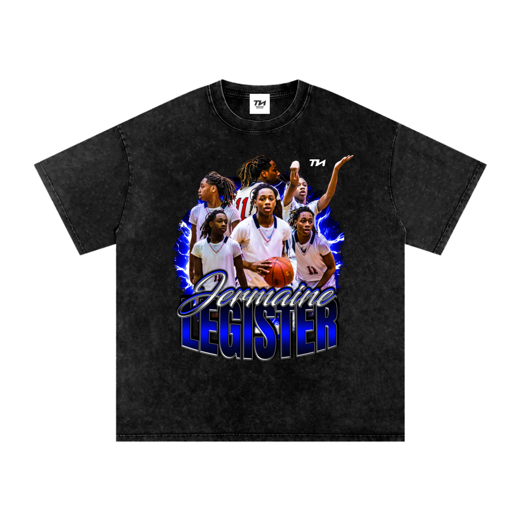 Jermaine legister Washed Oversized T-Shirt