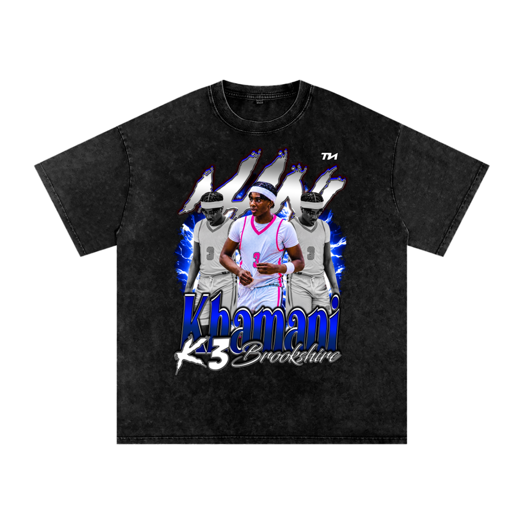 Khamani Brookshire Washed Oversized T-Shirt