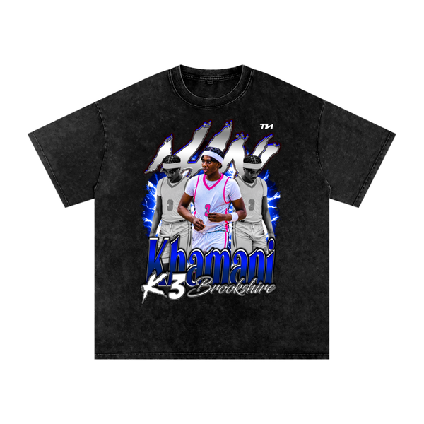 Khamani Brookshire Washed Oversized T-Shirt