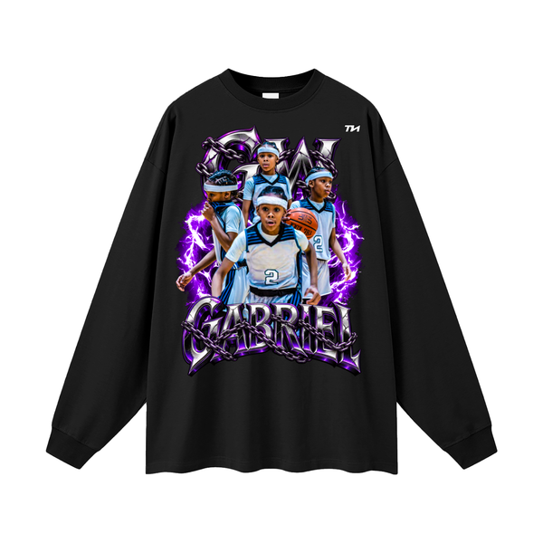 Gabriel  Oversized Long Sleeve T-Shirt